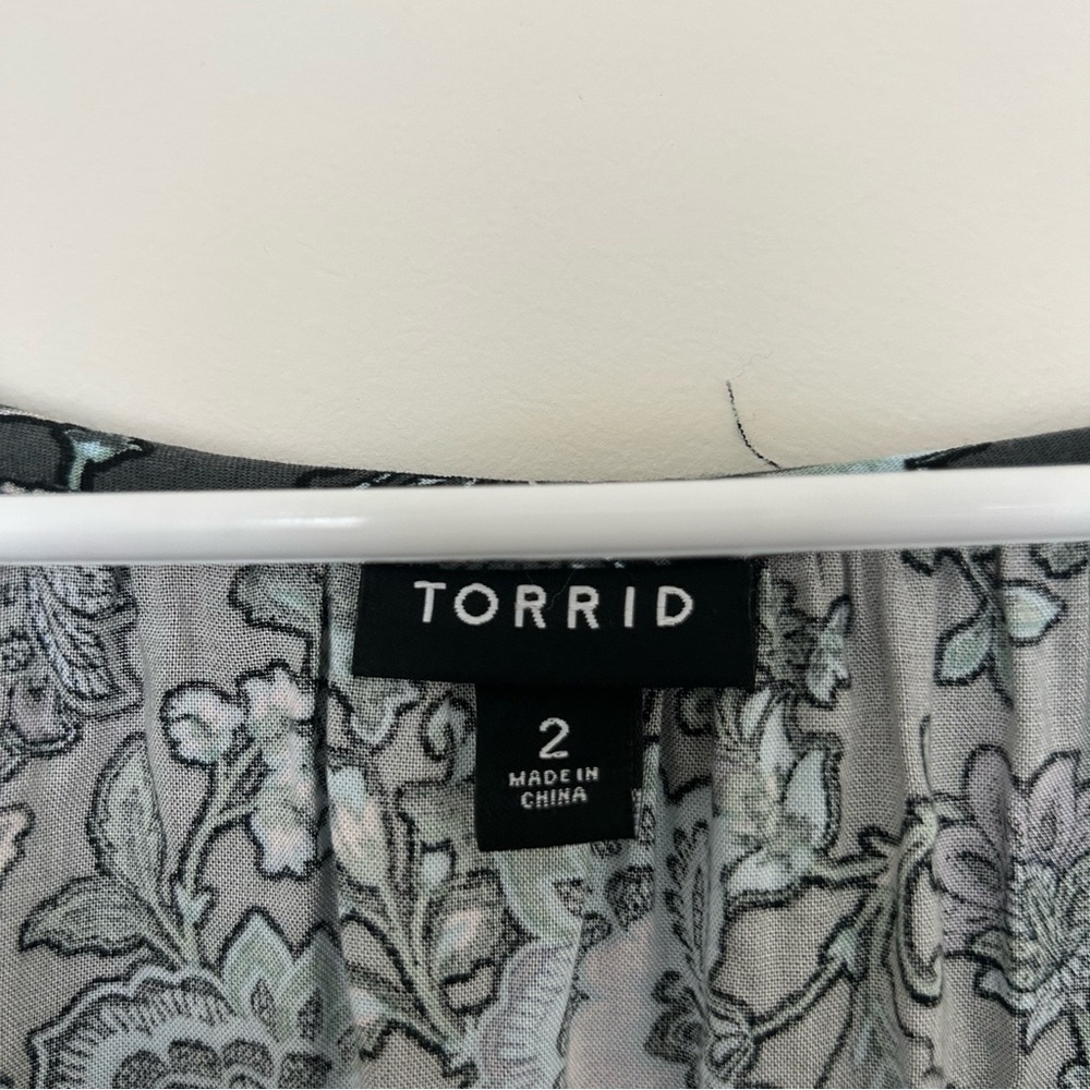 Torrid Paisley Midi Dress - Picture 6 of 9